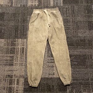 BRAND NEW TALENTLESS Mens Sweatpants Oil Stain Military Green